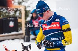 07.12.2022, Hochfilzen, Austria (AUT): Martin Ponsiluoma (SWE) -  IBU World Cup Biathlon, training, Hochfilzen (AUT). www.nordicfocus.com. © Stancik/NordicFocus. Every downloaded picture is fee-liable.
