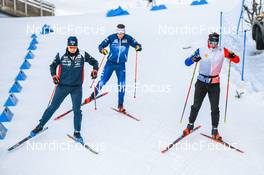 18.12.2022, Annecy-Le Grand Bornand, France (FRA): Vetle Sjaastad Christiansen (NOR), Fabien Claude (FRA), (l-r) -  IBU World Cup Biathlon, mass men, Annecy-Le Grand Bornand (FRA). www.nordicfocus.com. © Authamayou/NordicFocus. Every downloaded picture is fee-liable.