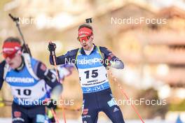 18.12.2022, Annecy-Le Grand Bornand, France (FRA): David Zobel (GER) -  IBU World Cup Biathlon, mass men, Annecy-Le Grand Bornand (FRA). www.nordicfocus.com. © Thibaut/NordicFocus. Every downloaded picture is fee-liable.
