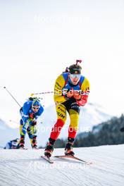 18.12.2022, Annecy-Le Grand Bornand, France (FRA): Florent Claude (BEL) -  IBU World Cup Biathlon, mass men, Annecy-Le Grand Bornand (FRA). www.nordicfocus.com. © Authamayou/NordicFocus. Every downloaded picture is fee-liable.
