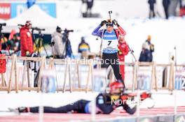 18.12.2022, Annecy-Le Grand Bornand, France (FRA): Quentin Fillon Maillet (FRA) -  IBU World Cup Biathlon, mass men, Annecy-Le Grand Bornand (FRA). www.nordicfocus.com. © Thibaut/NordicFocus. Every downloaded picture is fee-liable.