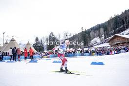 18.12.2022, Annecy-Le Grand Bornand, France (FRA): Felix Leitner (AUT) -  IBU World Cup Biathlon, mass men, Annecy-Le Grand Bornand (FRA). www.nordicfocus.com. © Thibaut/NordicFocus. Every downloaded picture is fee-liable.