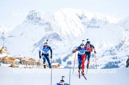 18.12.2022, Annecy-Le Grand Bornand, France (FRA): Tuomas Harjula (FIN), Emilien Claude (FRA), (l-r) -  IBU World Cup Biathlon, mass men, Annecy-Le Grand Bornand (FRA). www.nordicfocus.com. © Authamayou/NordicFocus. Every downloaded picture is fee-liable.