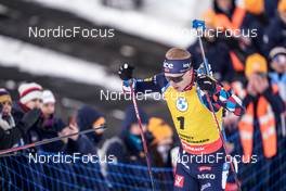 18.12.2022, Annecy-Le Grand Bornand, France (FRA): Johannes Thingnes Boe (NOR) -  IBU World Cup Biathlon, mass men, Annecy-Le Grand Bornand (FRA). www.nordicfocus.com. © Thibaut/NordicFocus. Every downloaded picture is fee-liable.
