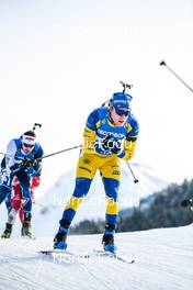 18.12.2022, Annecy-Le Grand Bornand, France (FRA): Sebastian Samuelsson (SWE) -  IBU World Cup Biathlon, mass men, Annecy-Le Grand Bornand (FRA). www.nordicfocus.com. © Authamayou/NordicFocus. Every downloaded picture is fee-liable.