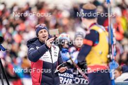 18.12.2022, Annecy-Le Grand Bornand, France (FRA): Patrick Oberegger (ITA) coach Team Norway -  IBU World Cup Biathlon, mass men, Annecy-Le Grand Bornand (FRA). www.nordicfocus.com. © Thibaut/NordicFocus. Every downloaded picture is fee-liable.