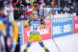 18.12.2022, Annecy-Le Grand Bornand, France (FRA): Jesper Nelin (SWE) -  IBU World Cup Biathlon, mass men, Annecy-Le Grand Bornand (FRA). www.nordicfocus.com. © Thibaut/NordicFocus. Every downloaded picture is fee-liable.