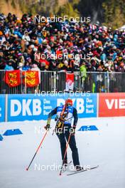 18.12.2022, Annecy-Le Grand Bornand, France (FRA): Benedikt Doll (GER) -  IBU World Cup Biathlon, mass men, Annecy-Le Grand Bornand (FRA). www.nordicfocus.com. © Authamayou/NordicFocus. Every downloaded picture is fee-liable.