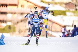 18.12.2022, Annecy-Le Grand Bornand, France (FRA): Sean Doherty (USA) -  IBU World Cup Biathlon, mass men, Annecy-Le Grand Bornand (FRA). www.nordicfocus.com. © Thibaut/NordicFocus. Every downloaded picture is fee-liable.
