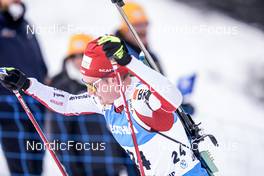 18.12.2022, Annecy-Le Grand Bornand, France (FRA): Sebastian Stalder (SUI) -  IBU World Cup Biathlon, mass men, Annecy-Le Grand Bornand (FRA). www.nordicfocus.com. © Thibaut/NordicFocus. Every downloaded picture is fee-liable.