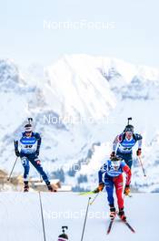 18.12.2022, Annecy-Le Grand Bornand, France (FRA): Tuomas Harjula (FIN), Emilien Claude (FRA), (l-r) -  IBU World Cup Biathlon, mass men, Annecy-Le Grand Bornand (FRA). www.nordicfocus.com. © Authamayou/NordicFocus. Every downloaded picture is fee-liable.