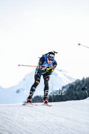 18.12.2022, Annecy-Le Grand Bornand, France (FRA): Tommaso Giacomel (ITA) -  IBU World Cup Biathlon, mass men, Annecy-Le Grand Bornand (FRA). www.nordicfocus.com. © Authamayou/NordicFocus. Every downloaded picture is fee-liable.