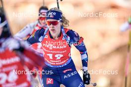 18.12.2022, Annecy-Le Grand Bornand, France (FRA): Karoline Offigstad Knotten (NOR) -  IBU World Cup Biathlon, mass women, Annecy-Le Grand Bornand (FRA). www.nordicfocus.com. © Thibaut/NordicFocus. Every downloaded picture is fee-liable.