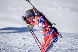 18.12.2022, Annecy-Le Grand Bornand, France (FRA): Elisa Gasparin (SUI) -  IBU World Cup Biathlon, mass women, Annecy-Le Grand Bornand (FRA). www.nordicfocus.com. © Thibaut/NordicFocus. Every downloaded picture is fee-liable.