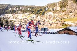 18.12.2022, Annecy-Le Grand Bornand, France (FRA): Lena Haecki-Gross (SUI), Fialkova Paulina Batovska (SVK), Ragnhild Femsteinevik (NOR), (l-r) -  IBU World Cup Biathlon, mass women, Annecy-Le Grand Bornand (FRA). www.nordicfocus.com. © Thibaut/NordicFocus. Every downloaded picture is fee-liable.