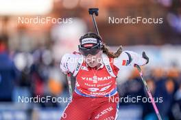 18.12.2022, Annecy-Le Grand Bornand, France (FRA): Lena Haecki-Gross (SUI) -  IBU World Cup Biathlon, mass women, Annecy-Le Grand Bornand (FRA). www.nordicfocus.com. © Thibaut/NordicFocus. Every downloaded picture is fee-liable.