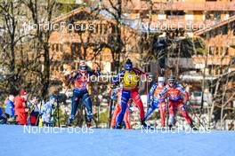 18.12.2022, Annecy-Le Grand Bornand, France (FRA): Ragnhild Femsteinevik (NOR), Julia Simon (FRA), (l-r)  -  IBU World Cup Biathlon, mass women, Annecy-Le Grand Bornand (FRA). www.nordicfocus.com. © Authamayou/NordicFocus. Every downloaded picture is fee-liable.