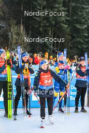 18.12.2022, Annecy-Le Grand Bornand, France (FRA): Caroline Colombo (FRA), (l-r) -  IBU World Cup Biathlon, mass women, Annecy-Le Grand Bornand (FRA). www.nordicfocus.com. © Authamayou/NordicFocus. Every downloaded picture is fee-liable.