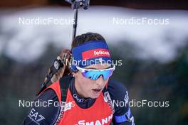 18.12.2022, Annecy-Le Grand Bornand, France (FRA): Lisa Vittozzi (ITA) -  IBU World Cup Biathlon, mass women, Annecy-Le Grand Bornand (FRA). www.nordicfocus.com. © Thibaut/NordicFocus. Every downloaded picture is fee-liable.