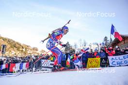 18.12.2022, Annecy-Le Grand Bornand, France (FRA): Caroline Colombo (FRA) -  IBU World Cup Biathlon, mass women, Annecy-Le Grand Bornand (FRA). www.nordicfocus.com. © Thibaut/NordicFocus. Every downloaded picture is fee-liable.