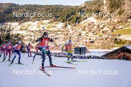 18.12.2022, Annecy-Le Grand Bornand, France (FRA): Dorothea Wierer (ITA), Anna Magnusson (SWE), (l-r) -  IBU World Cup Biathlon, mass women, Annecy-Le Grand Bornand (FRA). www.nordicfocus.com. © Thibaut/NordicFocus. Every downloaded picture is fee-liable.