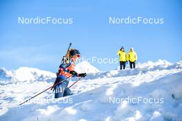 18.12.2022, Annecy-Le Grand Bornand, France (FRA): Karoline Offigstad Knotten (NOR) -  IBU World Cup Biathlon, mass women, Annecy-Le Grand Bornand (FRA). www.nordicfocus.com. © Authamayou/NordicFocus. Every downloaded picture is fee-liable.