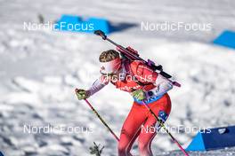 18.12.2022, Annecy-Le Grand Bornand, France (FRA): Emma Lunder (CAN) -  IBU World Cup Biathlon, mass women, Annecy-Le Grand Bornand (FRA). www.nordicfocus.com. © Thibaut/NordicFocus. Every downloaded picture is fee-liable.