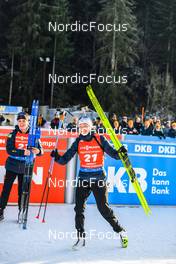 18.12.2022, Annecy-Le Grand Bornand, France (FRA): Lou Jeanmonnot (FRA), (l-r) -  IBU World Cup Biathlon, mass women, Annecy-Le Grand Bornand (FRA). www.nordicfocus.com. © Authamayou/NordicFocus. Every downloaded picture is fee-liable.
