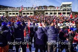 18.12.2022, Annecy-Le Grand Bornand, France (FRA): Event Feature: French team, Event Feature: -  IBU World Cup Biathlon, mass women, Annecy-Le Grand Bornand (FRA). www.nordicfocus.com. © Thibaut/NordicFocus. Every downloaded picture is fee-liable.