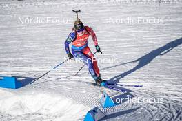 18.12.2022, Annecy-Le Grand Bornand, France (FRA): Sophie Chauveau (FRA) -  IBU World Cup Biathlon, mass women, Annecy-Le Grand Bornand (FRA). www.nordicfocus.com. © Thibaut/NordicFocus. Every downloaded picture is fee-liable.