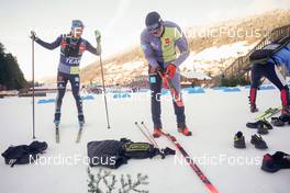 17.12.2022, Annecy-Le Grand Bornand, France (FRA): Event Feature: Germany service team-  IBU World Cup Biathlon, pursuit men, Annecy-Le Grand Bornand (FRA). www.nordicfocus.com. © Thibaut/NordicFocus. Every downloaded picture is fee-liable.