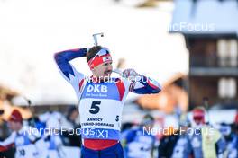 17.12.2022, Annecy-Le Grand Bornand, France (FRA): Timofei Lapshin (KOR) -  IBU World Cup Biathlon, pursuit men, Annecy-Le Grand Bornand (FRA). www.nordicfocus.com. © Authamayou/NordicFocus. Every downloaded picture is fee-liable.