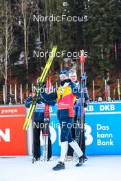 17.12.2022, Annecy-Le Grand Bornand, France (FRA): Johannes Thingnes Boe (NOR), (l-r) -  IBU World Cup Biathlon, pursuit men, Annecy-Le Grand Bornand (FRA). www.nordicfocus.com. © Authamayou/NordicFocus. Every downloaded picture is fee-liable.