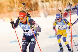17.12.2022, Annecy-Le Grand Bornand, France (FRA): David Zobel (GER) -  IBU World Cup Biathlon, pursuit men, Annecy-Le Grand Bornand (FRA). www.nordicfocus.com. © Thibaut/NordicFocus. Every downloaded picture is fee-liable.