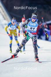 17.12.2022, Annecy-Le Grand Bornand, France (FRA): Tommaso Giacomel (ITA) -  IBU World Cup Biathlon, pursuit men, Annecy-Le Grand Bornand (FRA). www.nordicfocus.com. © Thibaut/NordicFocus. Every downloaded picture is fee-liable.
