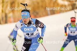 17.12.2022, Annecy-Le Grand Bornand, France (FRA): Rene Zahkna (EST) -  IBU World Cup Biathlon, pursuit men, Annecy-Le Grand Bornand (FRA). www.nordicfocus.com. © Thibaut/NordicFocus. Every downloaded picture is fee-liable.