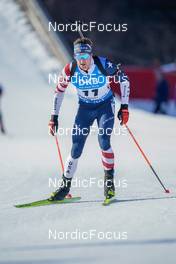 17.12.2022, Annecy-Le Grand Bornand, France (FRA): Sean Doherty (USA) -  IBU World Cup Biathlon, pursuit men, Annecy-Le Grand Bornand (FRA). www.nordicfocus.com. © Thibaut/NordicFocus. Every downloaded picture is fee-liable.