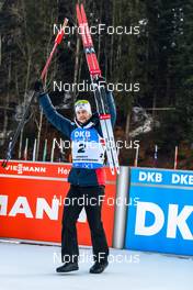 17.12.2022, Annecy-Le Grand Bornand, France (FRA): Sturla Holm Laegreid (NOR), (l-r) -  IBU World Cup Biathlon, pursuit men, Annecy-Le Grand Bornand (FRA). www.nordicfocus.com. © Authamayou/NordicFocus. Every downloaded picture is fee-liable.