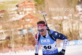 17.12.2022, Annecy-Le Grand Bornand, France (FRA): Paul Schommer (USA) -  IBU World Cup Biathlon, pursuit men, Annecy-Le Grand Bornand (FRA). www.nordicfocus.com. © Thibaut/NordicFocus. Every downloaded picture is fee-liable.