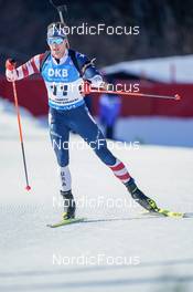 17.12.2022, Annecy-Le Grand Bornand, France (FRA): Sean Doherty (USA) -  IBU World Cup Biathlon, pursuit men, Annecy-Le Grand Bornand (FRA). www.nordicfocus.com. © Thibaut/NordicFocus. Every downloaded picture is fee-liable.