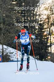 17.12.2022, Annecy-Le Grand Bornand, France (FRA): Benedikt Doll (GER) -  IBU World Cup Biathlon, pursuit men, Annecy-Le Grand Bornand (FRA). www.nordicfocus.com. © Authamayou/NordicFocus. Every downloaded picture is fee-liable.