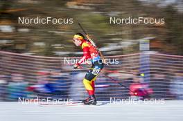 17.12.2022, Annecy-Le Grand Bornand, France (FRA): Lotte Lie (BEL) -  IBU World Cup Biathlon, pursuit women, Annecy-Le Grand Bornand (FRA). www.nordicfocus.com. © Thibaut/NordicFocus. Every downloaded picture is fee-liable.