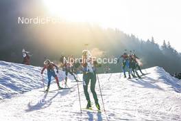 17.12.2022, Annecy-Le Grand Bornand, France (FRA): Event Feature: athletes on the track -  IBU World Cup Biathlon, pursuit women, Annecy-Le Grand Bornand (FRA). www.nordicfocus.com. © Thibaut/NordicFocus. Every downloaded picture is fee-liable.