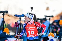 17.12.2022, Annecy-Le Grand Bornand, France (FRA): Anais Chevalier-Bouchet (FRA) -  IBU World Cup Biathlon, pursuit women, Annecy-Le Grand Bornand (FRA). www.nordicfocus.com. © Authamayou/NordicFocus. Every downloaded picture is fee-liable.