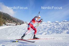 17.12.2022, Annecy-Le Grand Bornand, France (FRA): Tamara Steiner (AUT) -  IBU World Cup Biathlon, pursuit women, Annecy-Le Grand Bornand (FRA). www.nordicfocus.com. © Thibaut/NordicFocus. Every downloaded picture is fee-liable.
