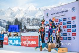 17.12.2022, Annecy-Le Grand Bornand, France (FRA): Lisa Vittozzi (ITA), Elvira Oeberg (SWE), Julia Simon (FRA), (l-r) -  IBU World Cup Biathlon, pursuit women, Annecy-Le Grand Bornand (FRA). www.nordicfocus.com. © Authamayou/NordicFocus. Every downloaded picture is fee-liable.