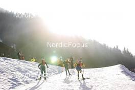 17.12.2022, Annecy-Le Grand Bornand, France (FRA): Denise Herrmann-Wick (GER), Lisa Vittozzi (ITA), Anna Magnusson (SWE), (l-r) -  IBU World Cup Biathlon, pursuit women, Annecy-Le Grand Bornand (FRA). www.nordicfocus.com. © Thibaut/NordicFocus. Every downloaded picture is fee-liable.