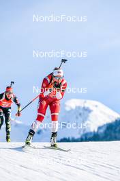 17.12.2022, Annecy-Le Grand Bornand, France (FRA): Baiba Bendika (LAT) -  IBU World Cup Biathlon, pursuit women, Annecy-Le Grand Bornand (FRA). www.nordicfocus.com. © Authamayou/NordicFocus. Every downloaded picture is fee-liable.