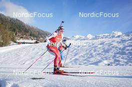 17.12.2022, Annecy-Le Grand Bornand, France (FRA): Amy Baserga (SUI), Tuuli Tomingas (EST), (l-r) -  IBU World Cup Biathlon, pursuit women, Annecy-Le Grand Bornand (FRA). www.nordicfocus.com. © Thibaut/NordicFocus. Every downloaded picture is fee-liable.