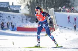 17.12.2022, Annecy-Le Grand Bornand, France (FRA): Karoline Offigstad Knotten (NOR) -  IBU World Cup Biathlon, pursuit women, Annecy-Le Grand Bornand (FRA). www.nordicfocus.com. © Thibaut/NordicFocus. Every downloaded picture is fee-liable.